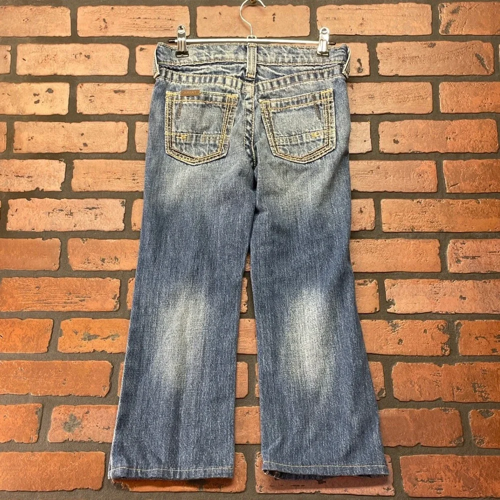 Ariat Kids S Cowboy Faded Denim Jeans 100% Cotton Work Play Pants
